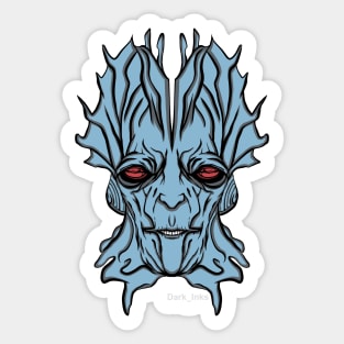 Underwater Ancient Alien Sticker